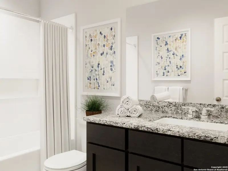 Furnished interior view inside a new home in Abbott Place, St. Hedwig (Image 17).