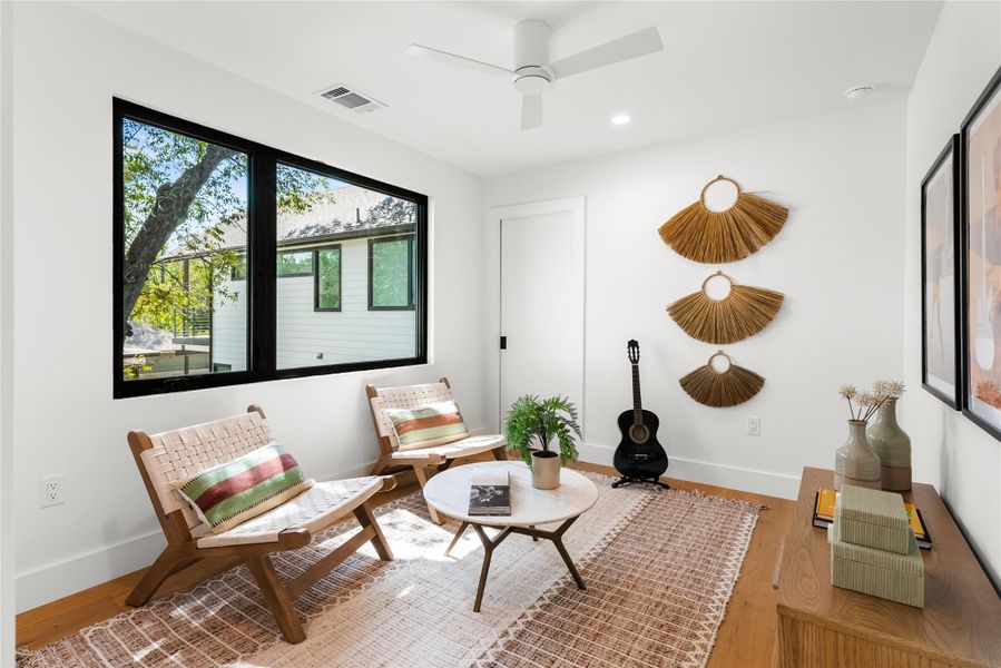 Furnished interior view inside a new home in , Austin (Image 6). Furnished interior view inside a new home in , Austin (Image 6).