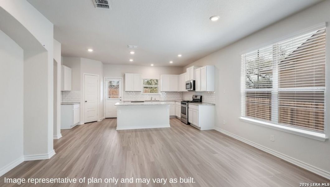 Furnished interior view inside a new home in Riverstone at Westpointe, San Antonio (Image 11).