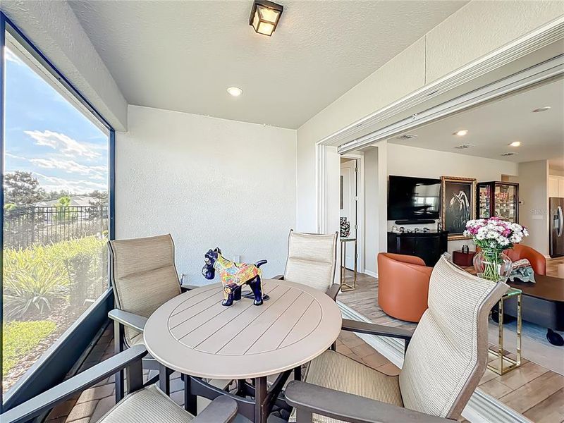 Furnished interior view inside a new home in Del Webb Minneola, Minneola (Image 34). Furnished interior view inside a new home in Del Webb Minneola, Minneola (Image 34).