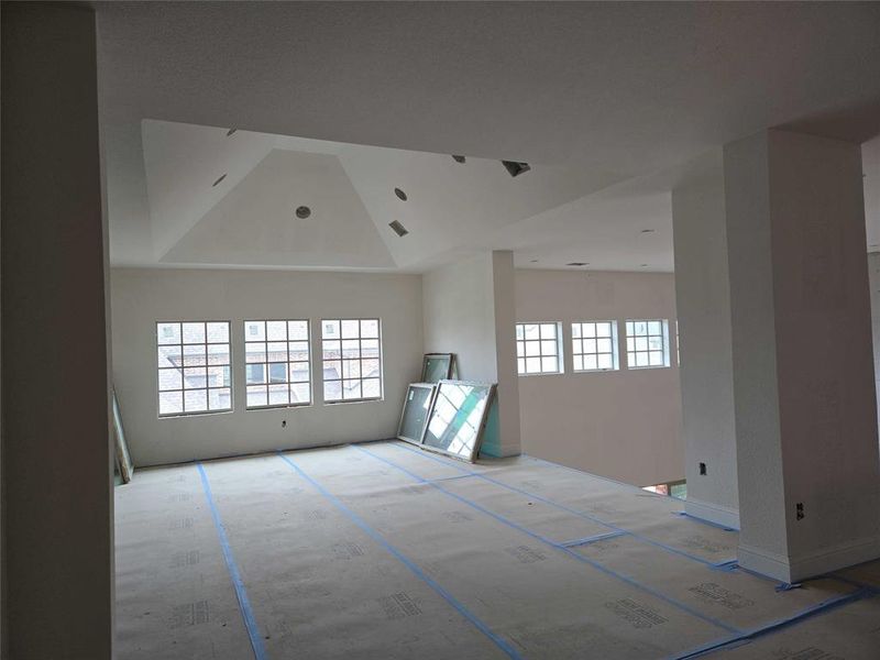 In-progress construction of a new home in , Frisco, TX (Image 21).