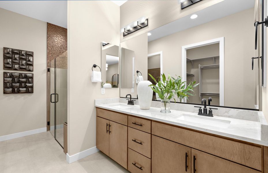 Representative furnished interior of a home built from the Bayley by Del Webb in Sun City Festival, Buckeye (Image 15).