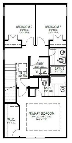2D floor plan layout of this home in Santa Fe, Cleveland, TX (Image 3). 2D floor plan layout of this home in Santa Fe, Cleveland, TX (Image 3).