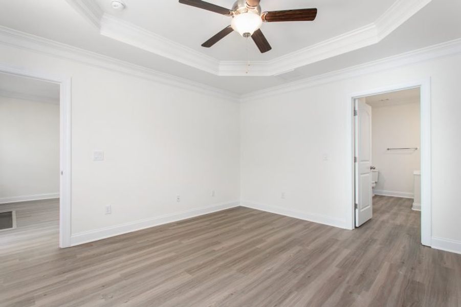Representative unfurnished interior of a home built from the Devon by Keystone Homes NC in Trellises, High Point (Image 48).