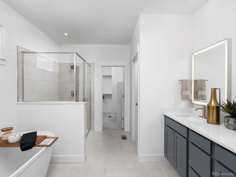Furnished interior view inside a new home in Jackson Creek, Monument (Image 13).