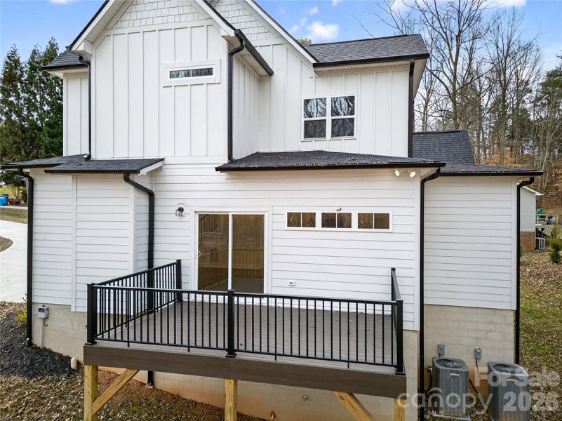 Exterior details and patio area of a home in , Troutman (Image 22).
