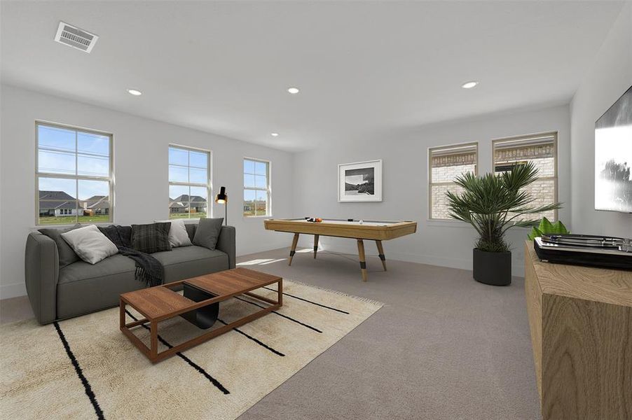 Furnished interior view inside a new home in Wellington, Haslet (Image 19).