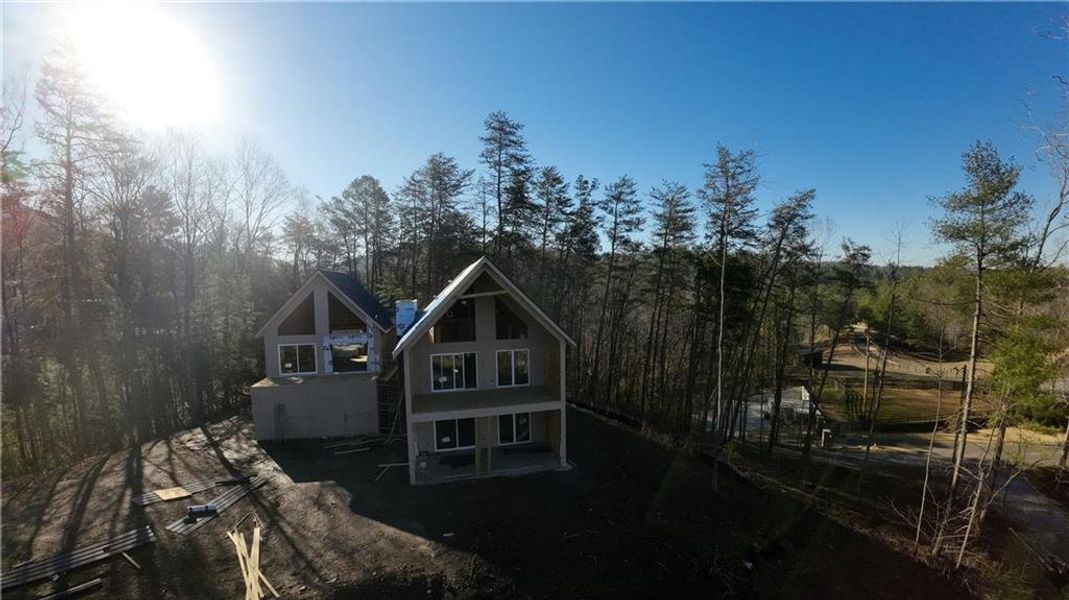 Front exterior of a new home in , Ellijay, GA, highlighting curb appeal (Image 18). Front exterior of a new home in , Ellijay, GA, highlighting curb appeal (Image 18).