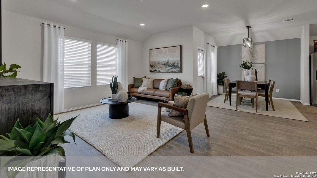 Furnished interior view inside a new home in Navarro Fields, Seguin (Image 17).