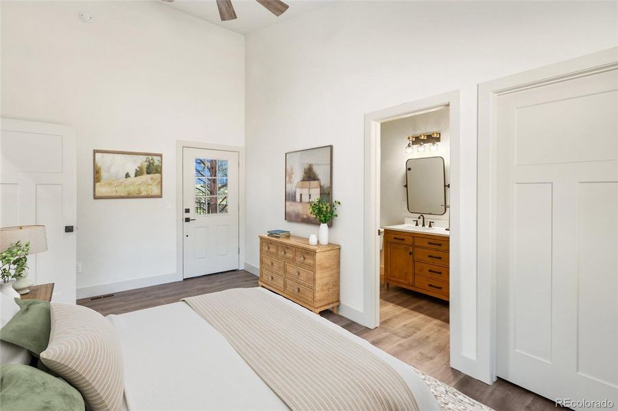 Primary Bedroom, staged photo