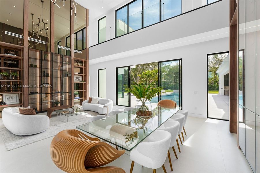 Furnished interior view inside a new home in , Miami (Image 36).