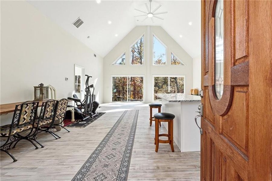 Furnished interior view inside a new home in , Cumming (Image 5).