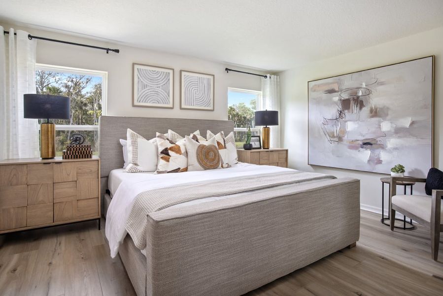 Representative furnished interior of a home built from the 1501 Modeled by KB Home in Naples Village at Verona I, Titusville (Image 6).
