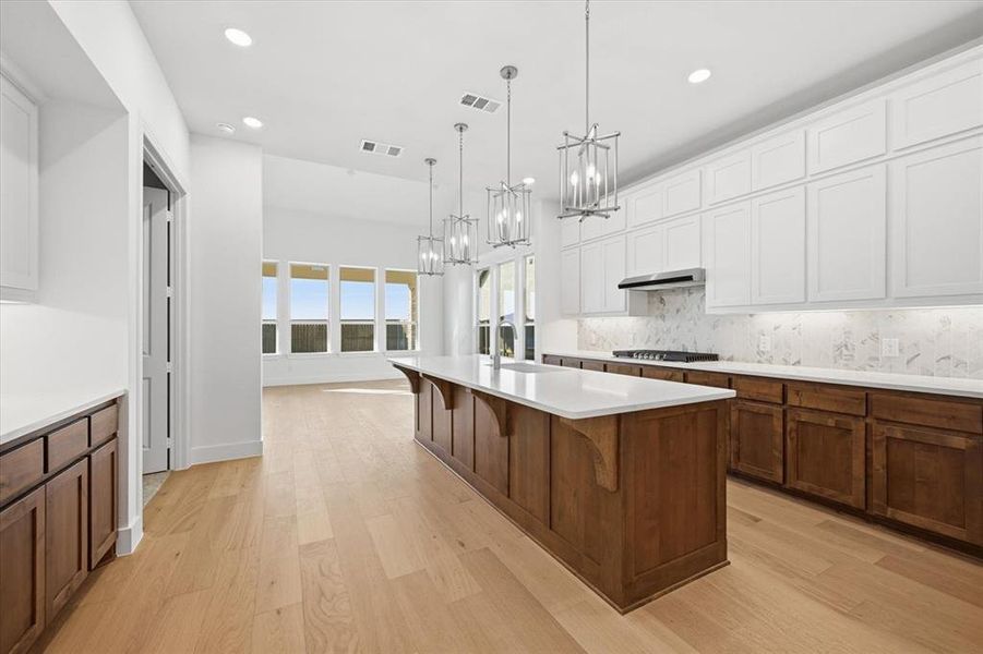 Furnished interior view inside a new home in Cambridge Crossing, Celina (Image 11).