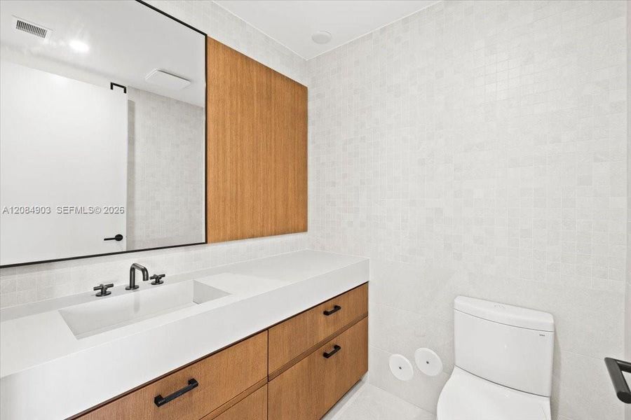 Furnished interior view inside a new home in , Miami (Image 8).