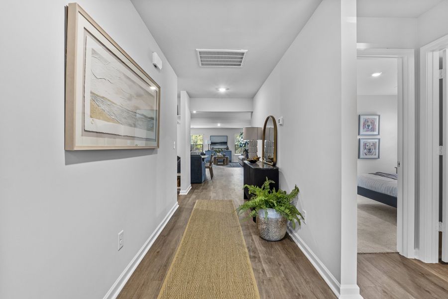 Furnished interior view inside a new home in Crystal Downs, Sumter (Image 3). Furnished interior view inside a new home in Crystal Downs, Sumter (Image 3).