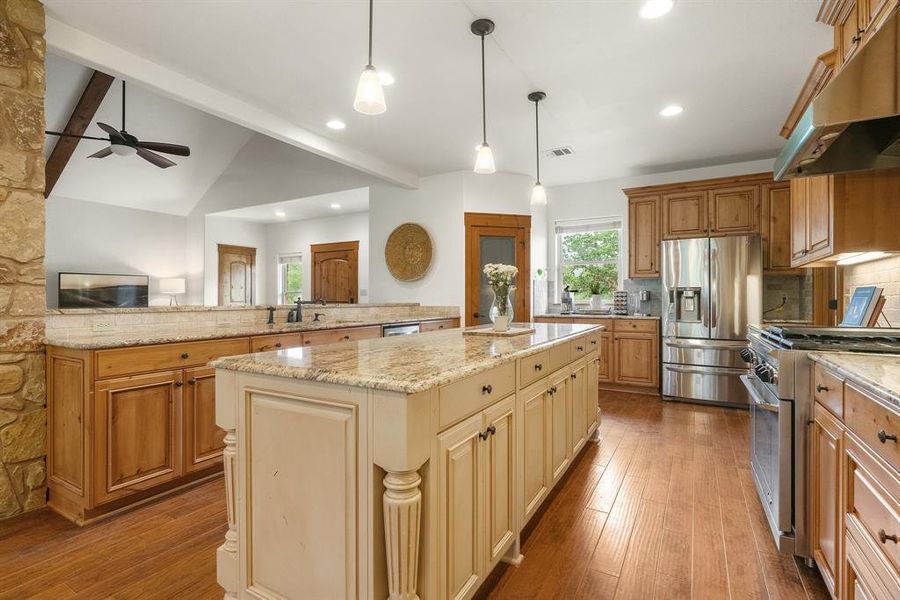 Large spacious kitchen in home number two