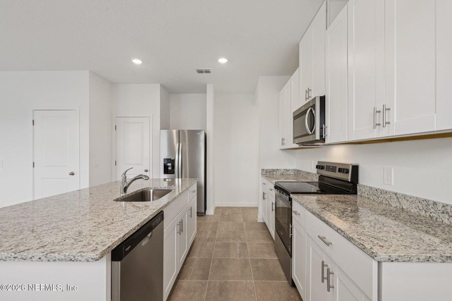 Furnished interior view inside a new home in Kings Preserve, Jacksonville (Image 10).