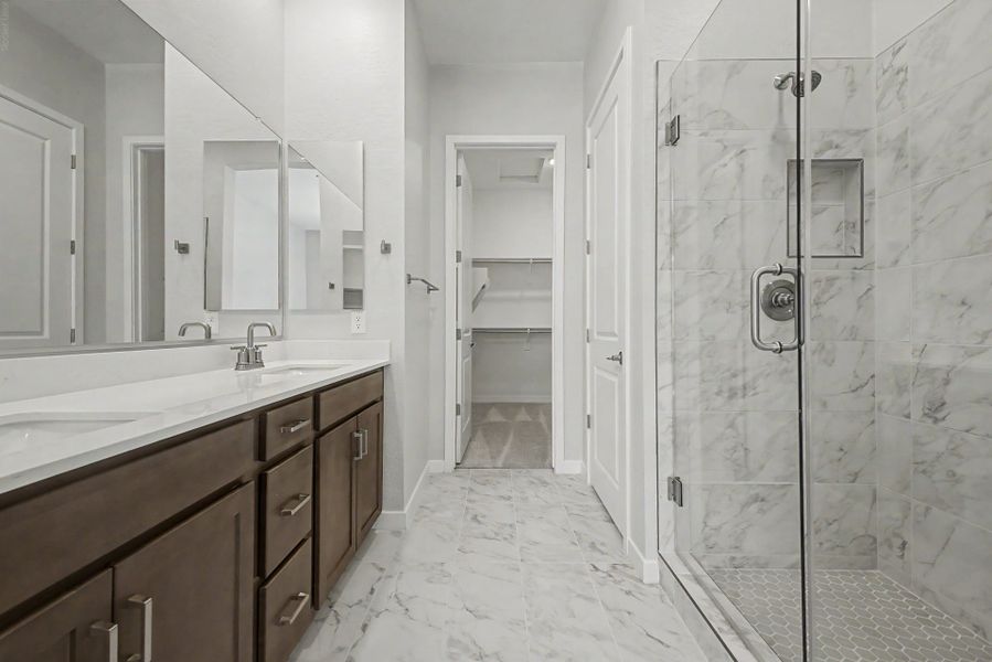 Furnished interior view inside a new home in Mira Vista at Victory, Buckeye (Image 6).