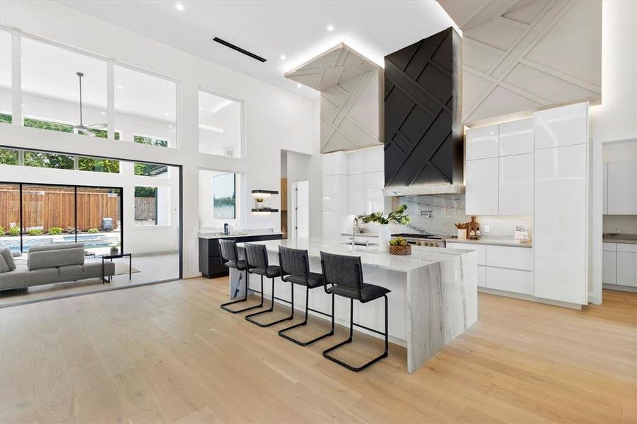 Furnished interior view inside a new home in , Dallas (Image 34).