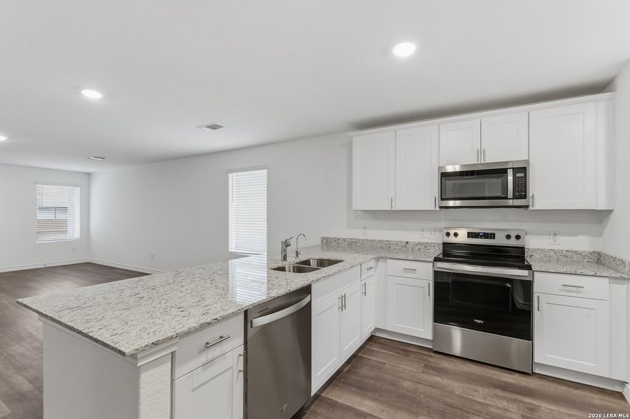 Furnished interior view inside a new home in Vista Real, Converse (Image 4).