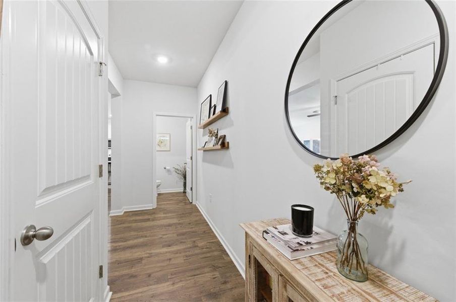 Furnished interior view inside a new home in , Dahlonega (Image 34).