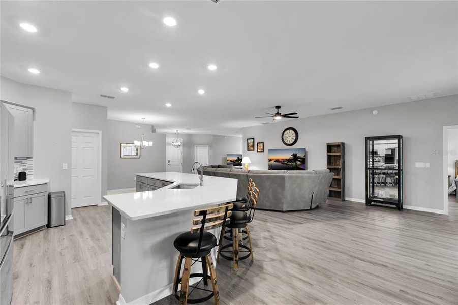 Furnished interior view inside a new home in , Ocala (Image 40).