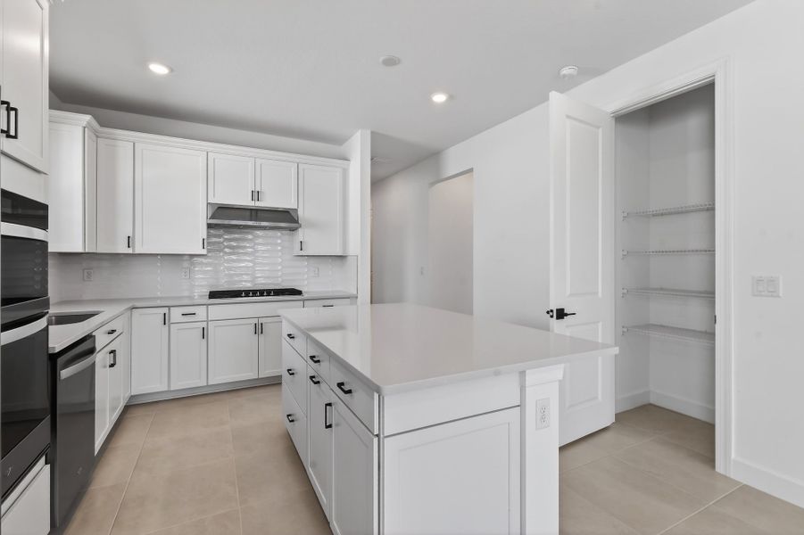 Furnished interior view inside a new home in Costa Pointe, Vero Beach (Image 17).