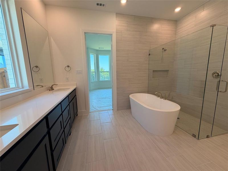 Furnished interior view inside a new home in Wildflower Ranch, Dish (Image 6).