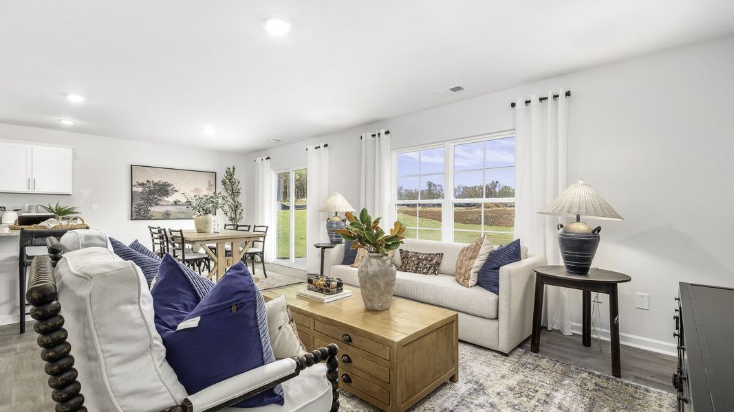 Representative furnished interior of a home built from the Hayden by D.R. Horton in Brookhaven, Greensboro (Image 13).