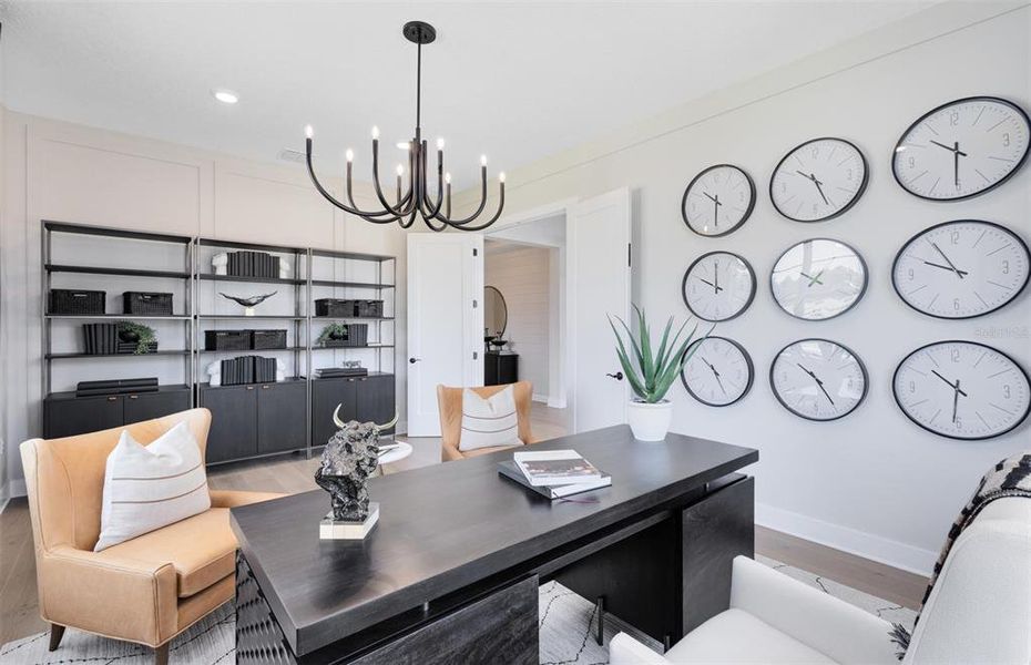Furnished interior view inside a new home in Parkside Trails, Clermont (Image 40).