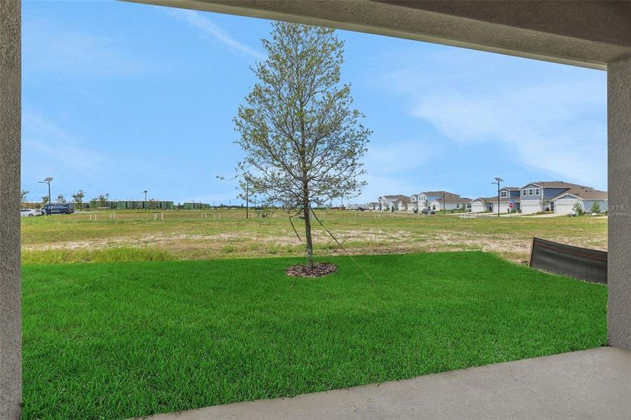 Exterior details and patio area of a home in Seaire, Parrish (Image 15).