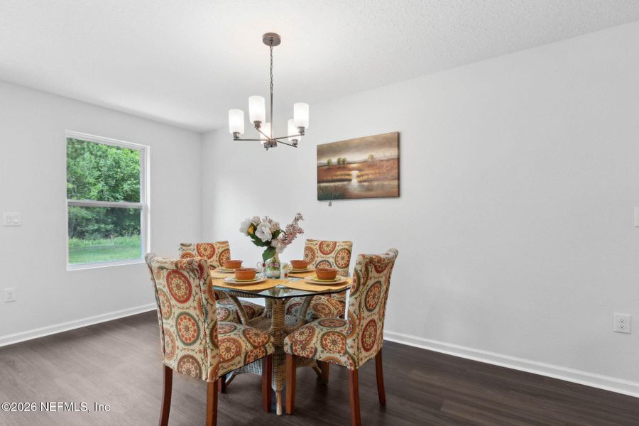 Furnished interior view inside a new home in , Jacksonville (Image 14). Furnished interior view inside a new home in , Jacksonville (Image 14).