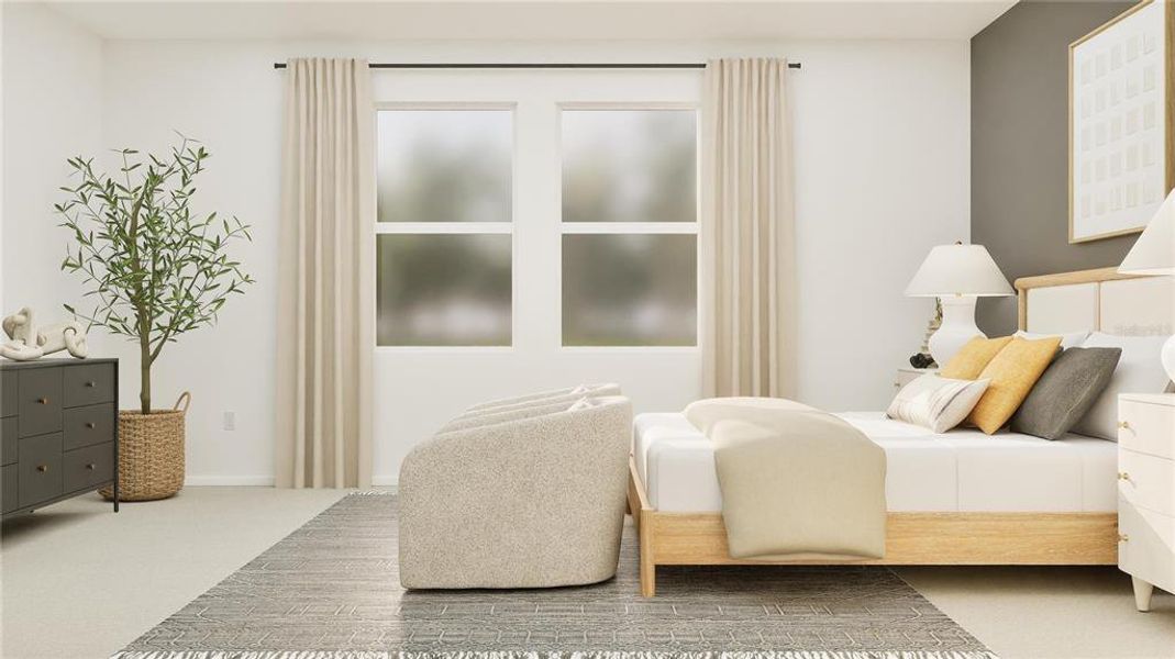 Furnished interior view inside a new home in Bridgewalk, St. Cloud (Image 21).