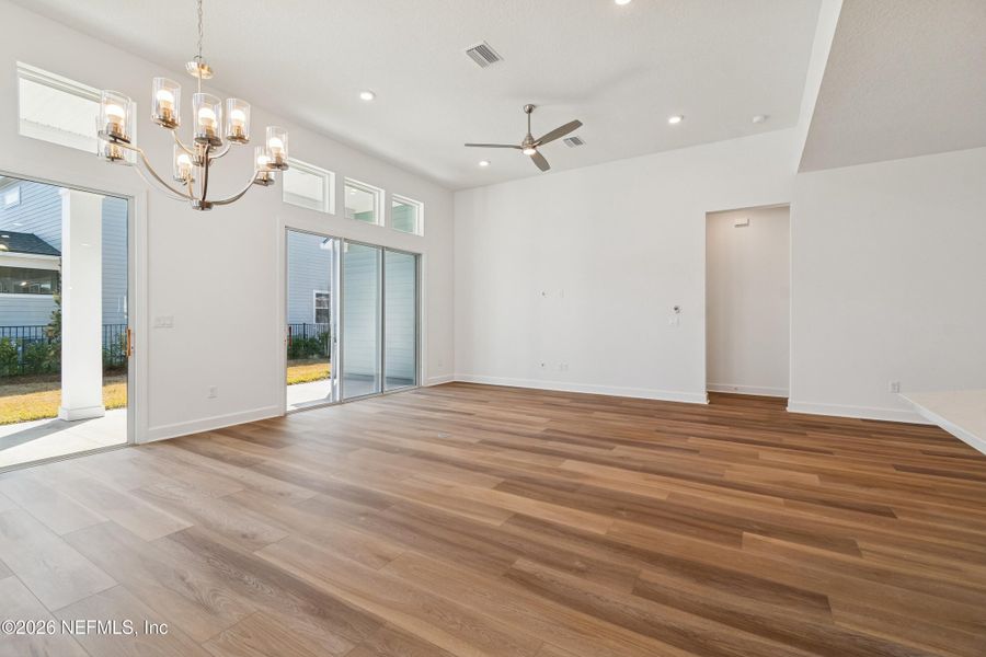 Spacious, unfurnished interior of a new home in Reflections 50' Front Load, Ponte Vedra (Image 20).