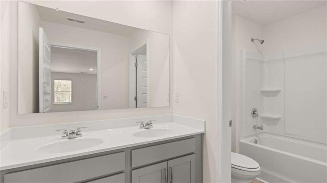 Furnished interior view inside a new home in , Dacula (Image 8).