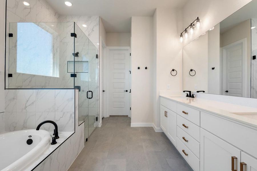 Furnished interior view inside a new home in Arbor Collection at Heritage, Dripping Springs (Image 13).