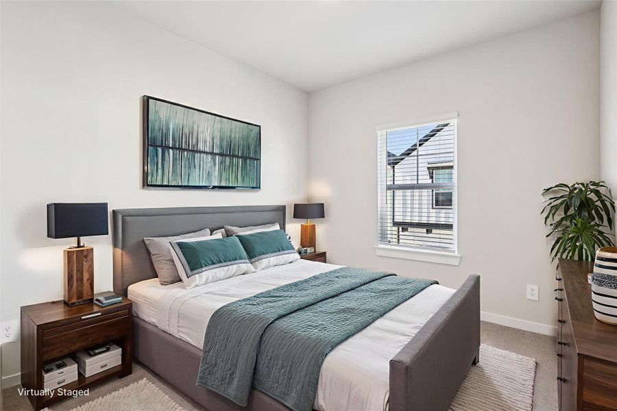 Furnished interior view inside a new home in Pinewood Trails - City Series, Atascocita (Image 11).