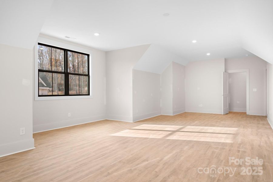 A bright and versatile bonus room - perfect for a media lounge, play space, home gym, or creative studio. A spacious walk-in closet adds incredible storage.