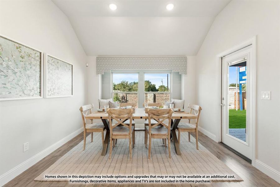 Furnished interior view inside a new home in Parks at Panchasarp Farms, Burleson (Image 7). Furnished interior view inside a new home in Parks at Panchasarp Farms, Burleson (Image 7).