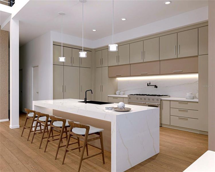 Furnished interior view inside a new home in , Sarasota (Image 8).