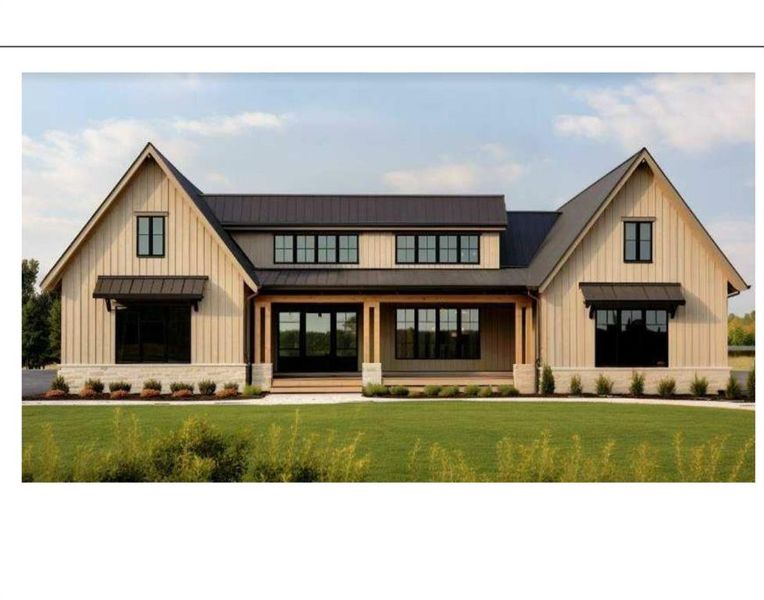 View of front of home. Disclaimer: The image used in this listing is a rendering and may not represent what is being built.