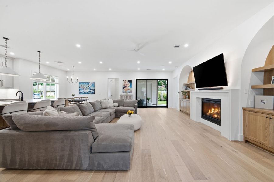 Another view of this downstairs heart beat and center of this incredible home! Another view of this downstairs heart beat and center of this incredible home!