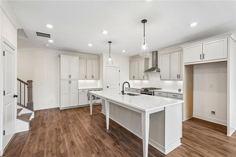 Furnished interior view inside a new home in Millcroft Townhomes, Buford (Image 20).