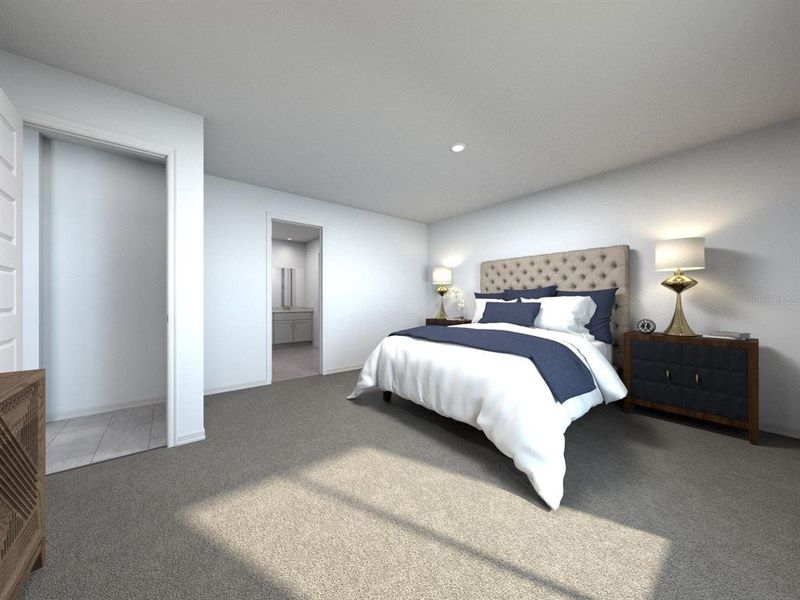 Furnished interior view inside a new home in Pine Ridge Meadows, Hudson (Image 27).