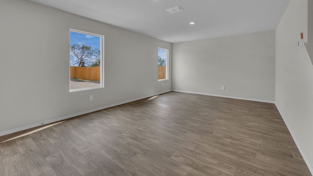 Representative unfurnished interior of a home built from the The Davis by D.R. Horton in Ladera, Luling (Image 13).