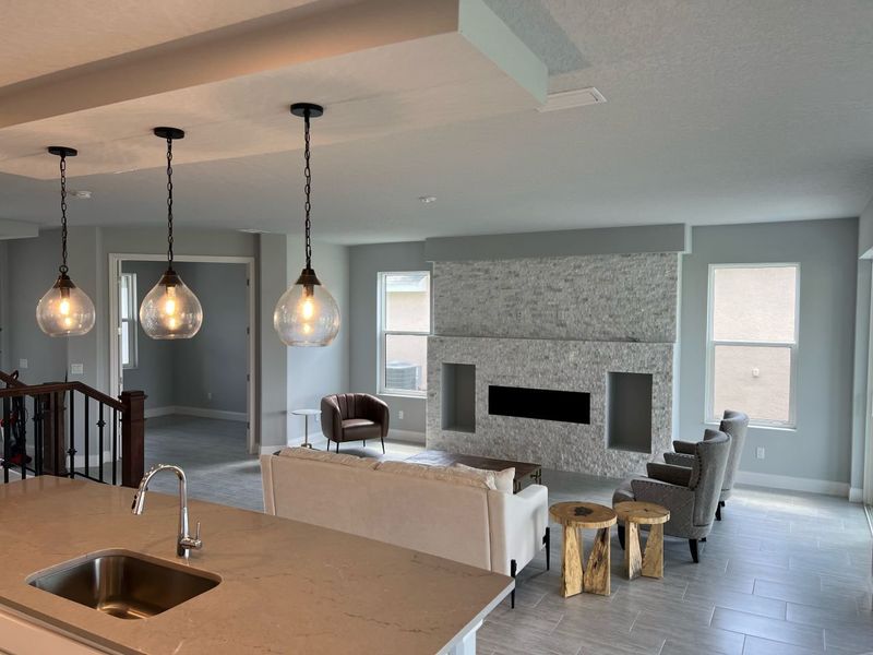 Representative furnished interior of a home built from the Asheville by Paytas Homes in The Reserve at Victoria, Deland (Image 14).