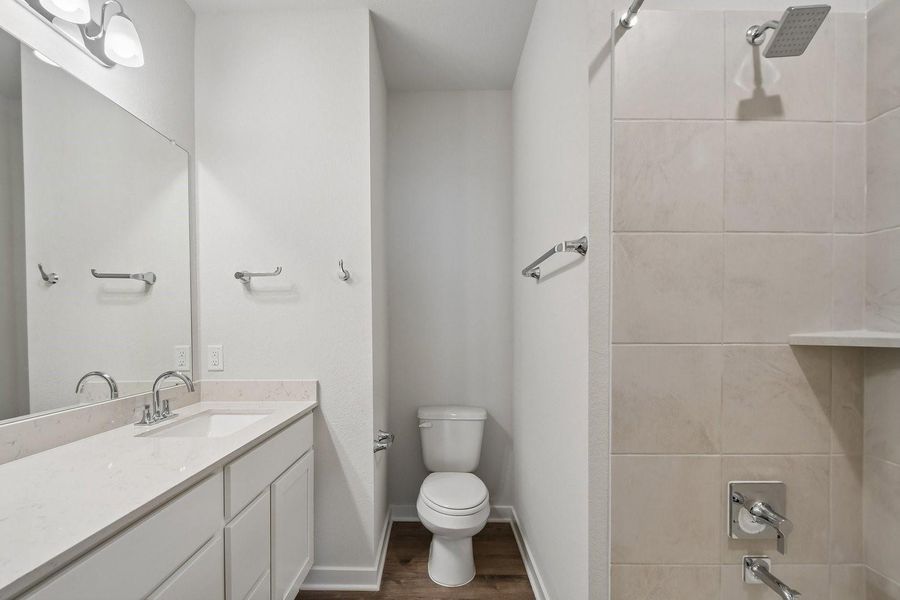 Furnished interior view inside a new home in Jennings Place, Georgetown (Image 10).