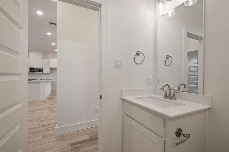 Furnished interior view inside a new home in Saddleback Estates, Boyd (Image 5).