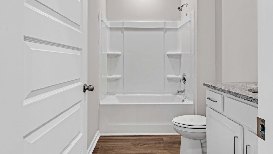 Representative furnished interior of a home built from the Plan by D.R. Horton in Hedge Rose, Somerville (Image 6).